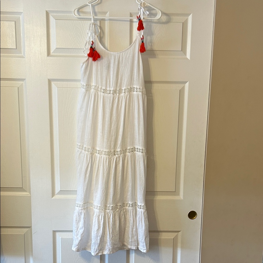 NWOT Rachel Zoe Swimsuit Cover-Up with colorful Tassels